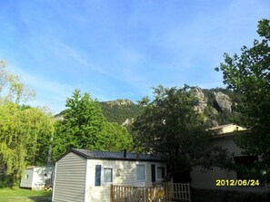 Blick von der Unterkunft