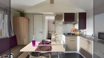 Mobile Home, 1 Bedroom (2 pers) | In-room dining