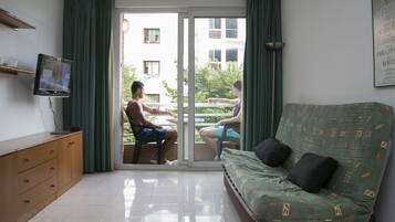 Appartement, 1 slaapkamer, uitzicht op stad | Balkon