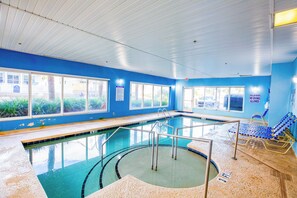 Indoor pool, a heated pool