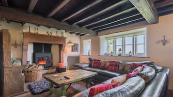 Stuga | Vardagsrum | Platt-tv