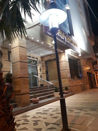 Front of property – evening/night. Hotel El Bez
