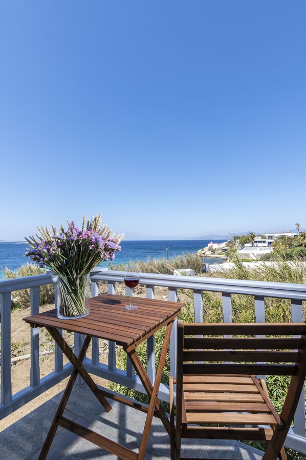 Superior Apartment, Sea View | Terrace/patio - Secret Garden Apartments (Mykonos)