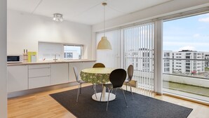 Apartment, Multiple Beds | Private kitchen | Fridge, oven, stovetop, dishwasher