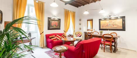 Télévision, lecteur de DVD, livres