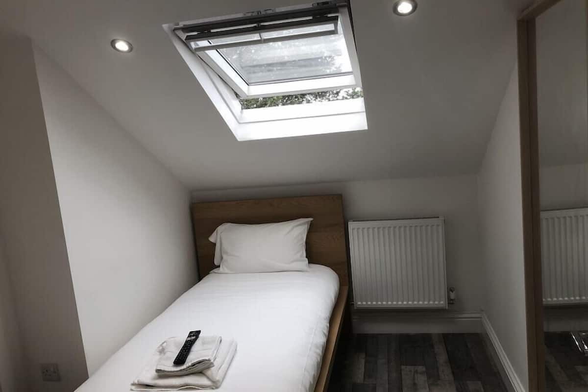 Desk, iron/ironing board (on request), WiFi (free), bed sheets