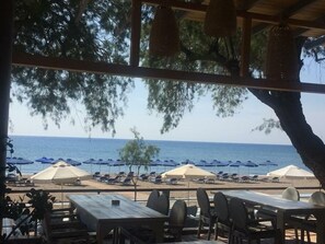 Breakfast, lunch and dinner served - Galazio Beach (Rhodes)