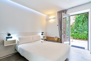 Kamer, 1 twee- of 2 eenpersoonsbedden | Luxe beddengoed, donsdekens, bedden met traagschuimmatrassen