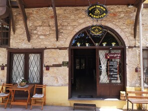 Entrée de l’hébergement
