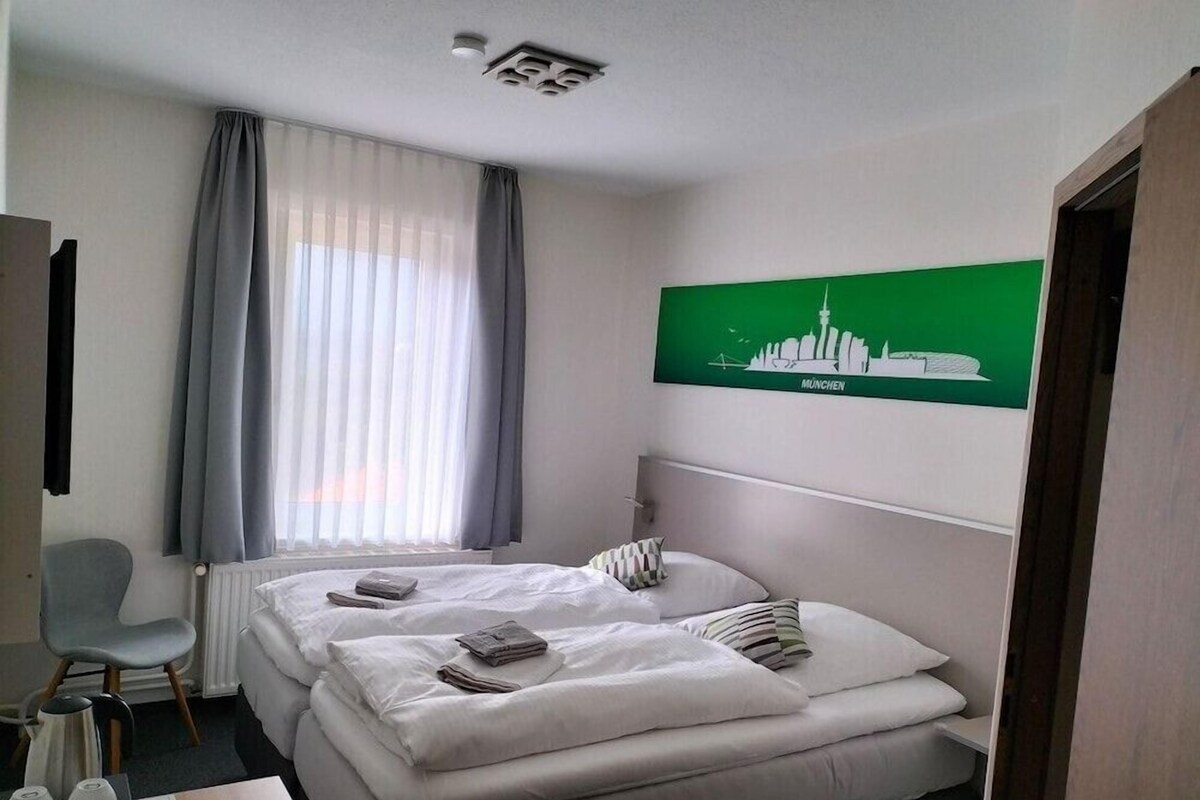 Desk, WiFi (free), bed sheets