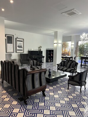 Lobby sitting area