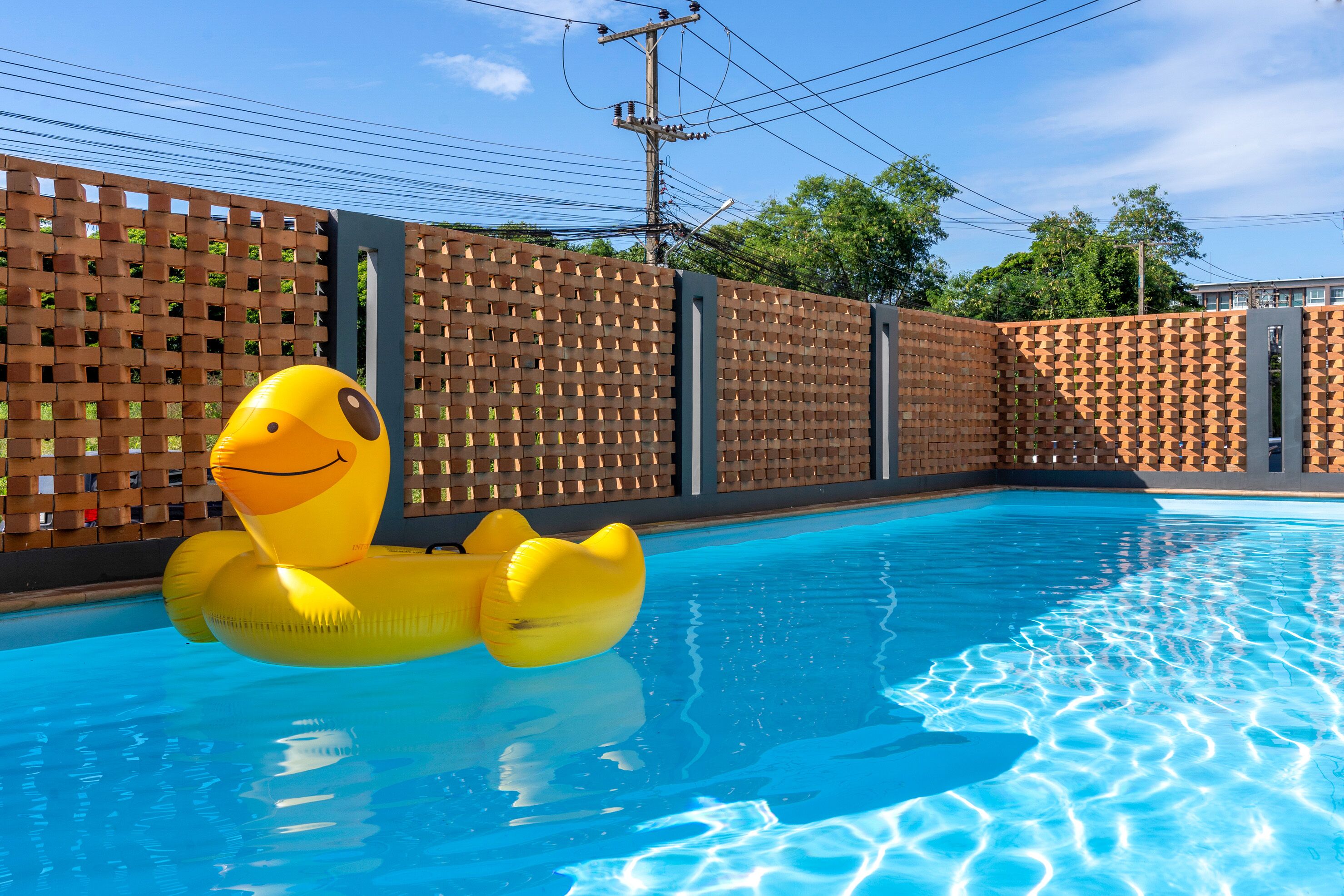 Outdoor pool, open 10:30 AM to 8:00 PM, sun loungers