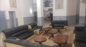 Sitteområde i lobbyen