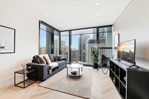 Living area - Brand New Ultra Modern CBD View (Sydney)