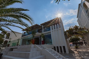 Façade de l’hébergement