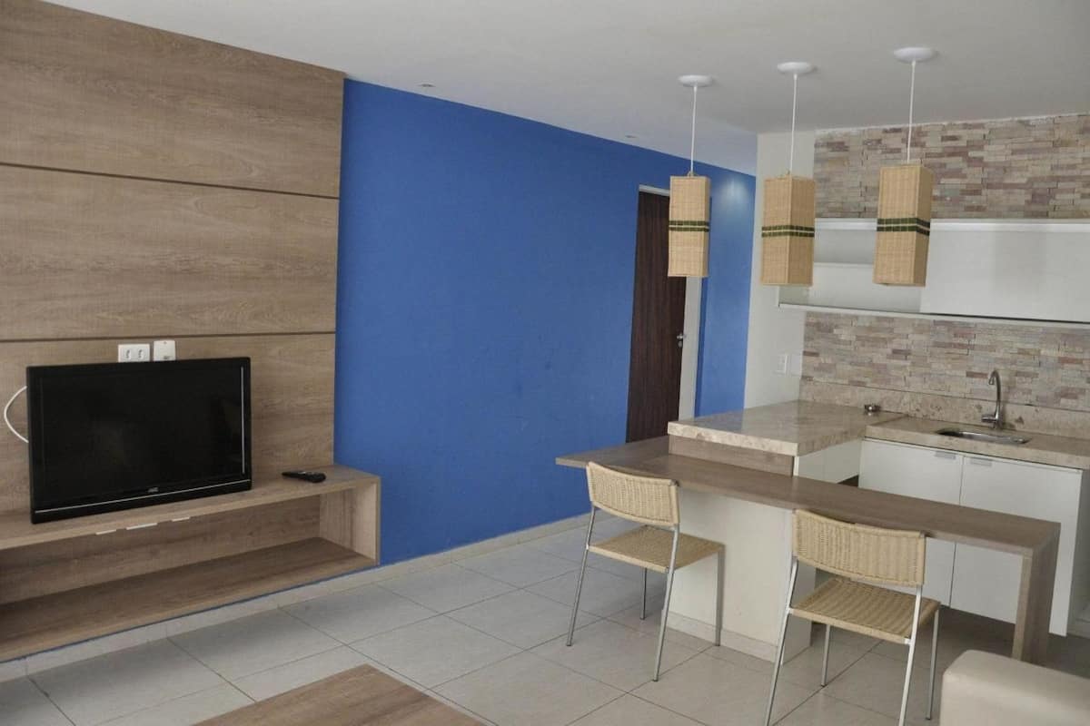 Family Triple Room, Multiple Beds, Sea View | Private kitchenette | Fridge