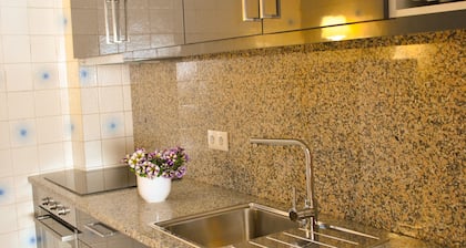 Bright apartment 50 meters from the beach