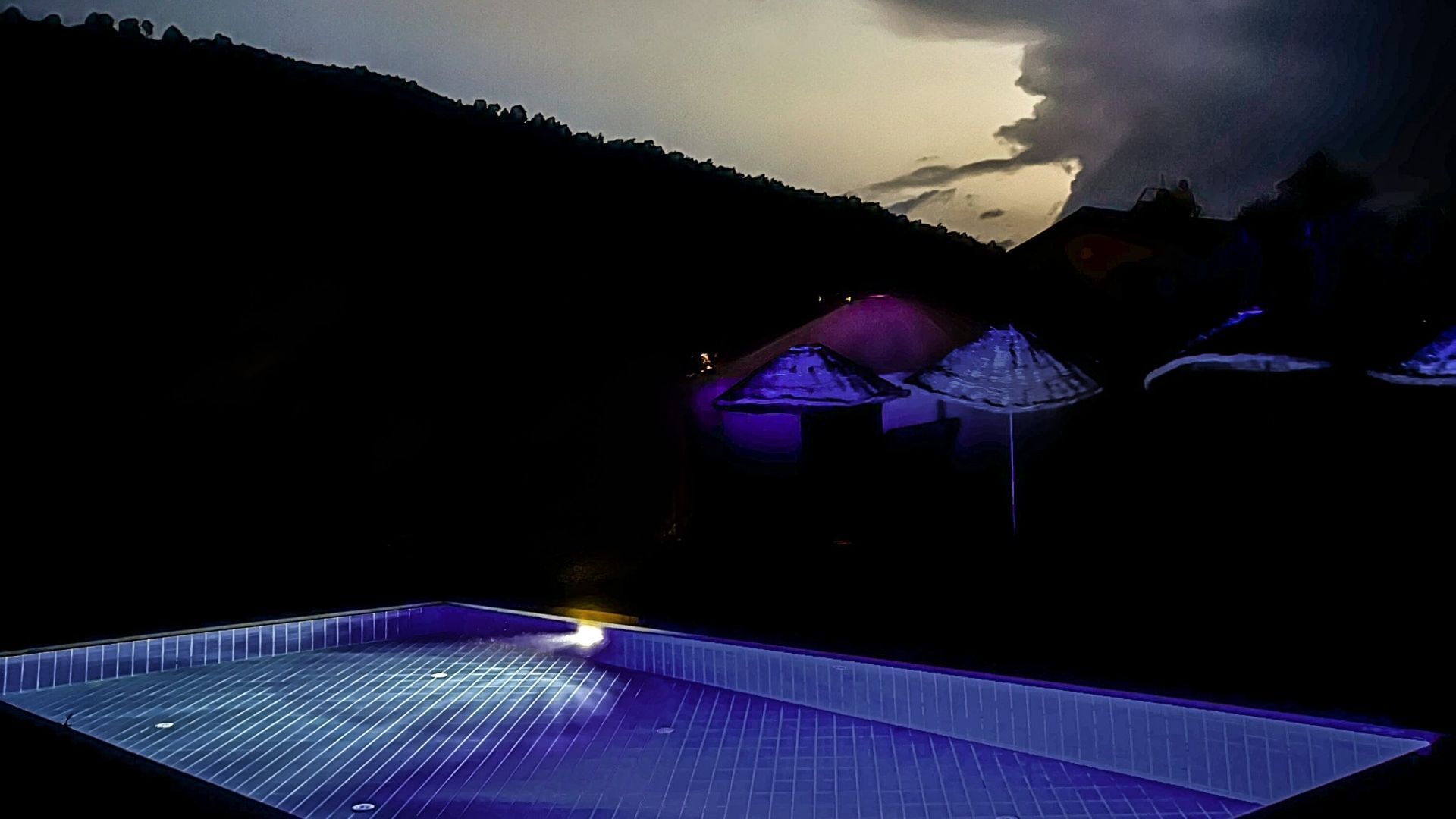 Outdoor pool, open 9:00 AM to 7:00 PM, pool umbrellas, sun loungers