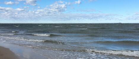 ビーチ、サンラウンジャー、ビーチタオル