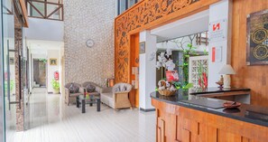 Sala de estar en el lobby