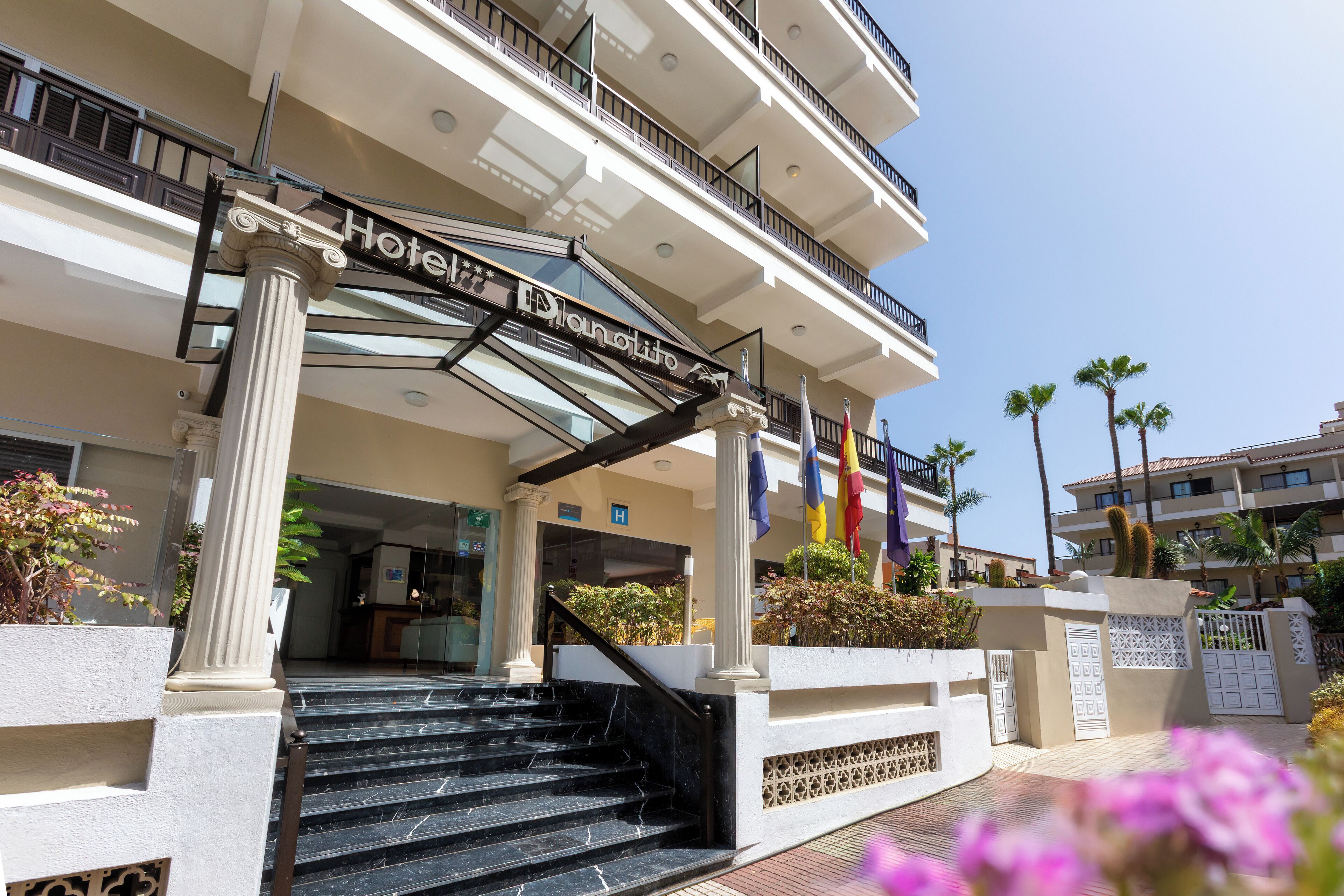 Voorkant van accommodatie