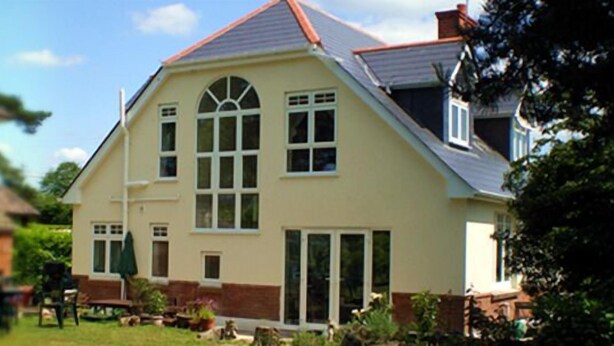 Fassade der Unterkunft