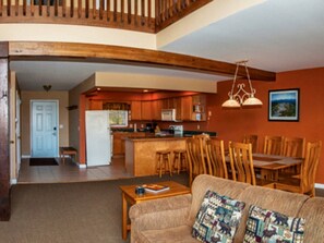 Fireplace - Lake Placid Lodges Time Share Condominium (Lake Placid)