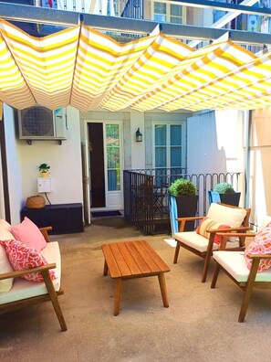 Deluxe Apartment, 1 Bedroom | Terrasse/Patio