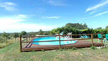 Piscine extérieure, piscine chauffée