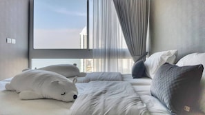 3 habitaciones, insonorización, wifi y ropa de cama 