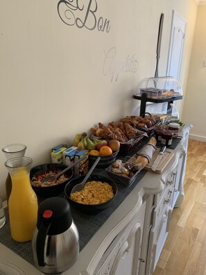 Petit déjeuner continental compris tous les jours