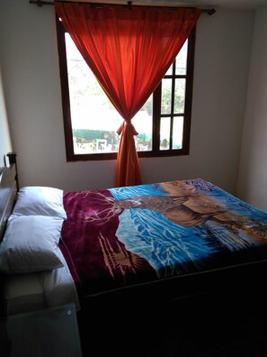 Double Room, 1 Double Bed | Blackout curtains, iron/ironing board, bed sheets