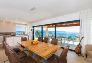 Dining - New ! Spacious year-round luxurious villa with stunning sea views! (Ripenda Kosi)