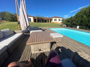 Alberca al aire libre 