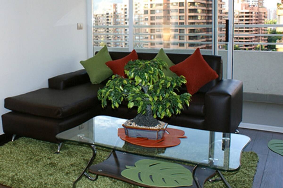 Standard Apartment, 1 Queen Bed, City View | Living area | LCD TV, fireplace