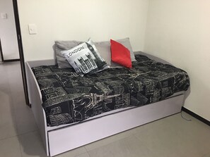 Desk, blackout curtains, iron/ironing board, free WiFi
