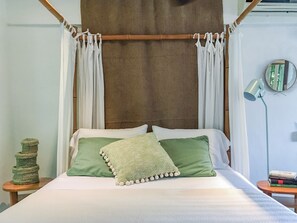 1 bedroom, in-room safe, iron/ironing board, travel cot