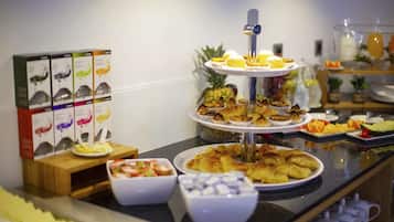 Gratis kontinental frukost varje dag