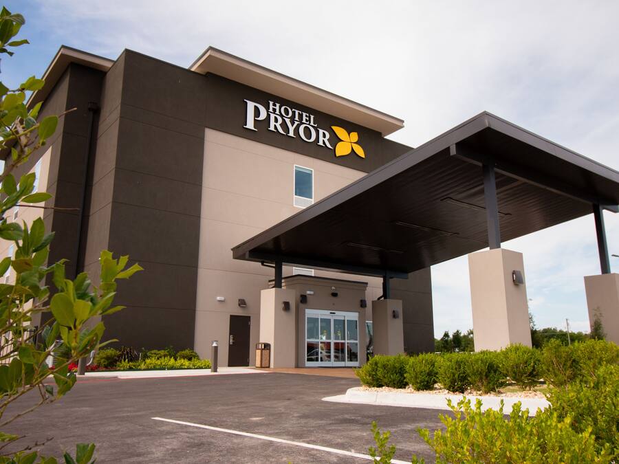 Majoituspaikan julkisivu