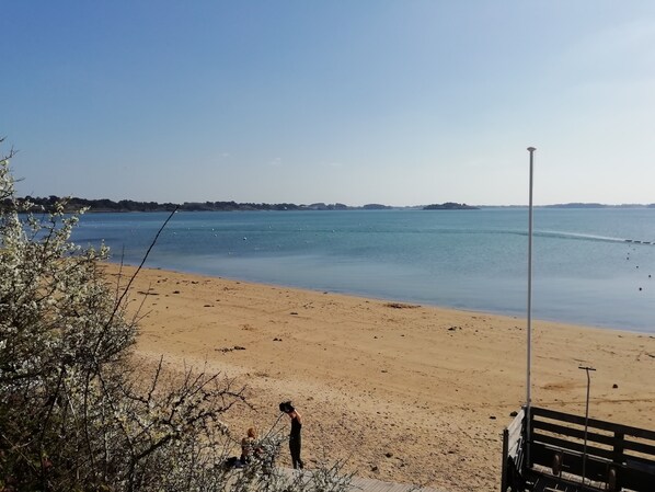 Accommodatie ligt op het strand, ligstoelen