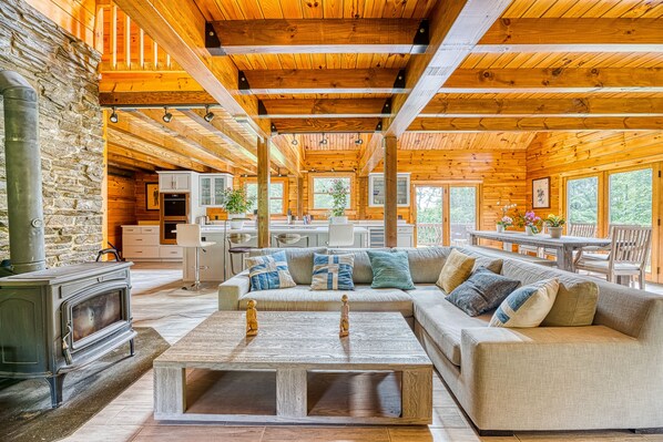 Smart TV, fireplace, video games, Netflix