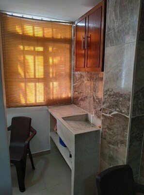 Handdukar, tvål och toalettpapper