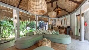 Villa – deluxe, 2 soverom | Oppholdsområde