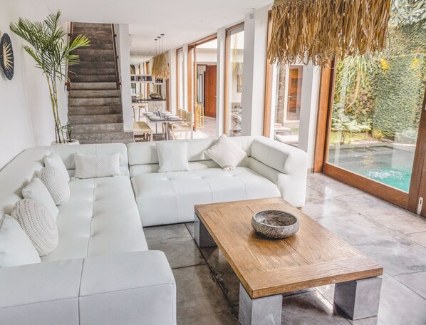 Villa, 2 Bedrooms | Living area | LCD TV - AB Villa & Apartments (Seminyak)