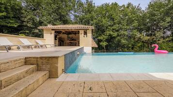 Utomhuspool och uppvÀrmd pool