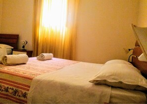 Desk, free cots/infant beds, rollaway beds, free WiFi