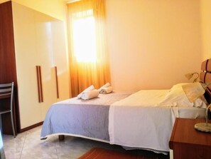 Desk, free cots/infant beds, rollaway beds, free WiFi