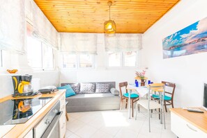 Apartment, 2 Bedrooms (B5) | Living area | Flat-screen TV - Beautiful Rustical Apartment in Rovinj (Rovinj)
