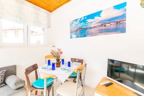 Apartment, 2 Bedrooms (B5) | Living area | Flat-screen TV - Beautiful Rustical Apartment in Rovinj (Rovinj)