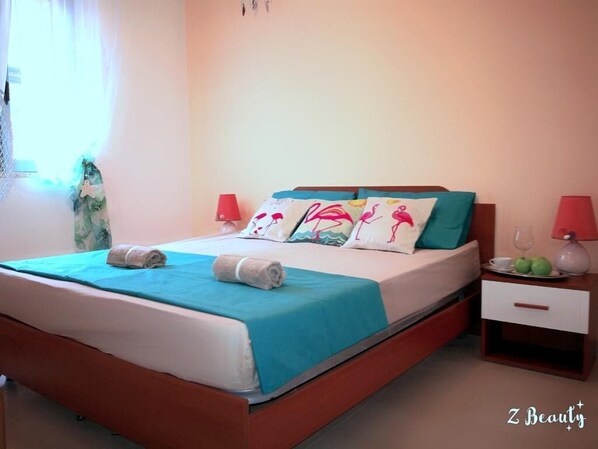 2 camere, ferro/asse da stiro